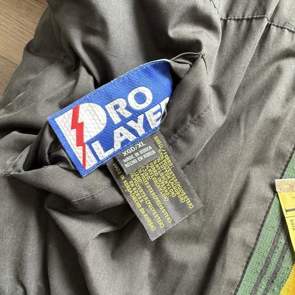 Vintage Pro Player Green Bay Packers NFL Reversible Puffer‎ Jacket XL - Picture 10 of 10